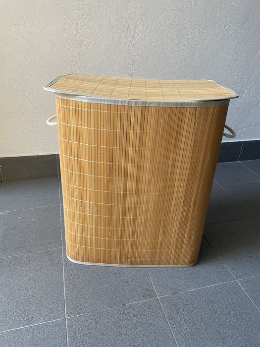 Cesto roupa bambu