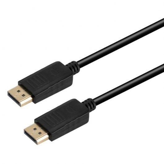 Cabo DisplayPort 1.2 Macho 4K 1.8m Negro