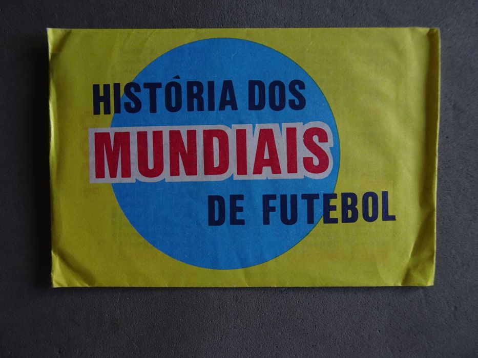 Carteira de cromos fechada História dos Mundiais de Futebol