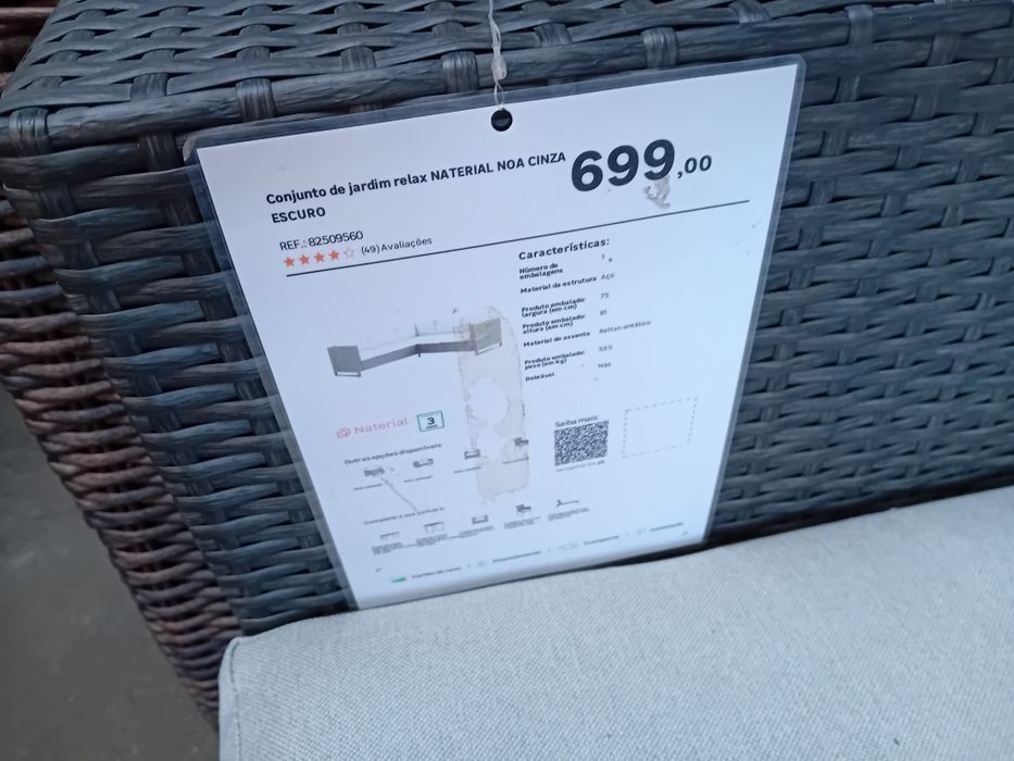 Conjunto de sofas exteriores