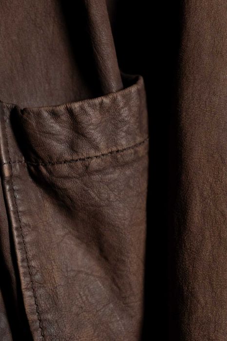 Casaco Vintage de Couro natural Marlboro Classics