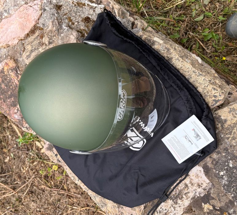Capacete Garibaldi jet c/ viseira – como novo
