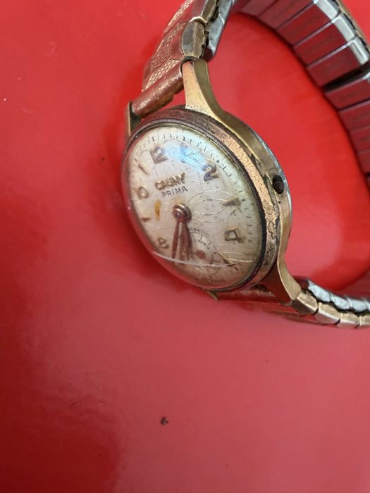 Relógio antigo Cauny Prima (Swiss Made) – para restauro/peças