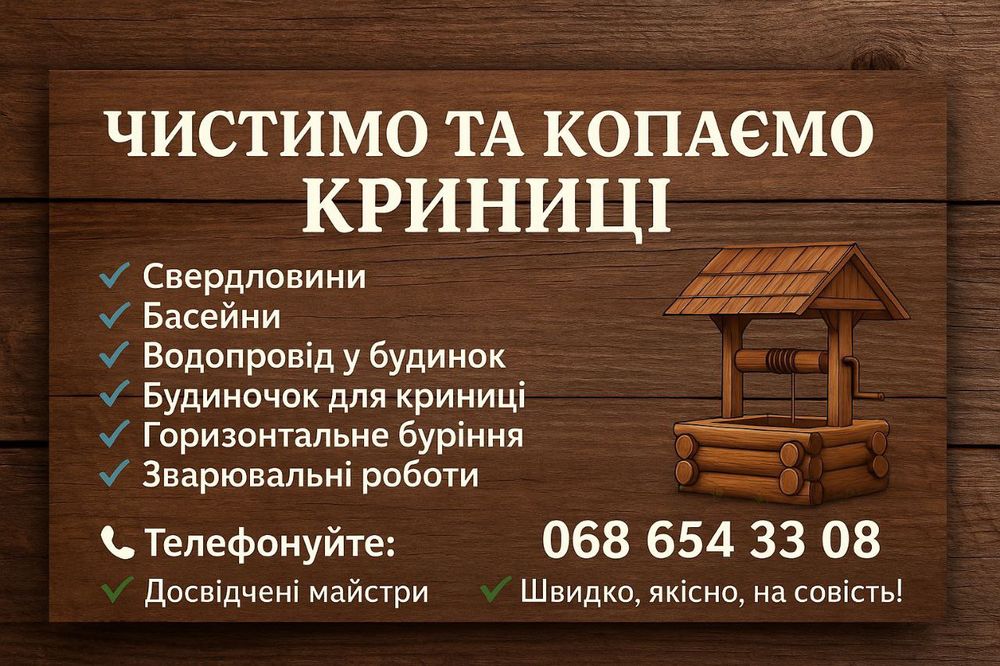 Чистка Колодязя/Чистка Колодцев