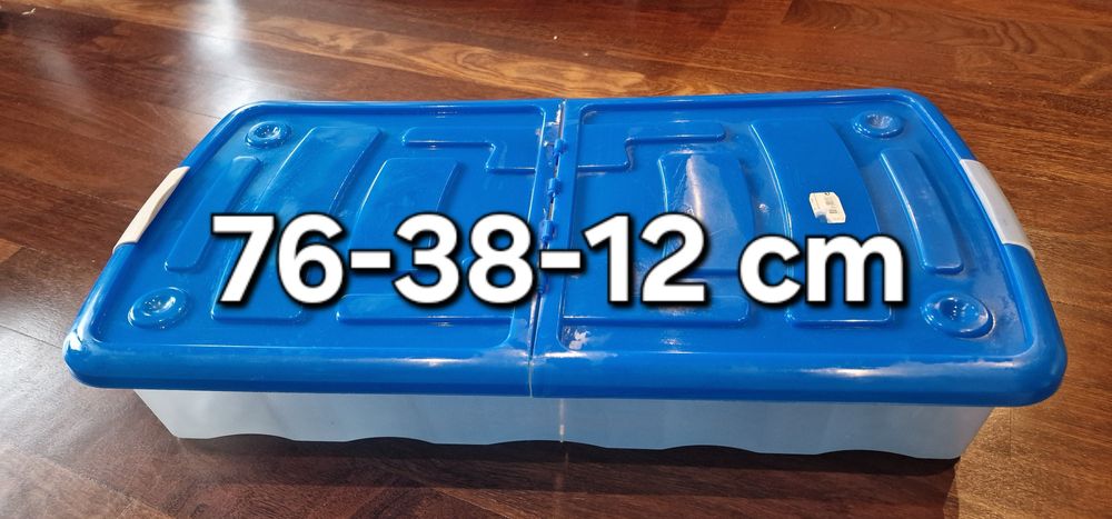 Caixa arrumação  azul