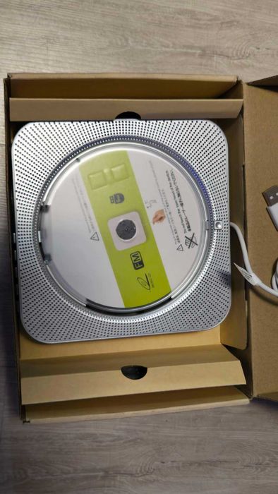 Nowe DVD Radio Przenośne Naścienne USB Bluetooth MP3 Pilot Na Prezent