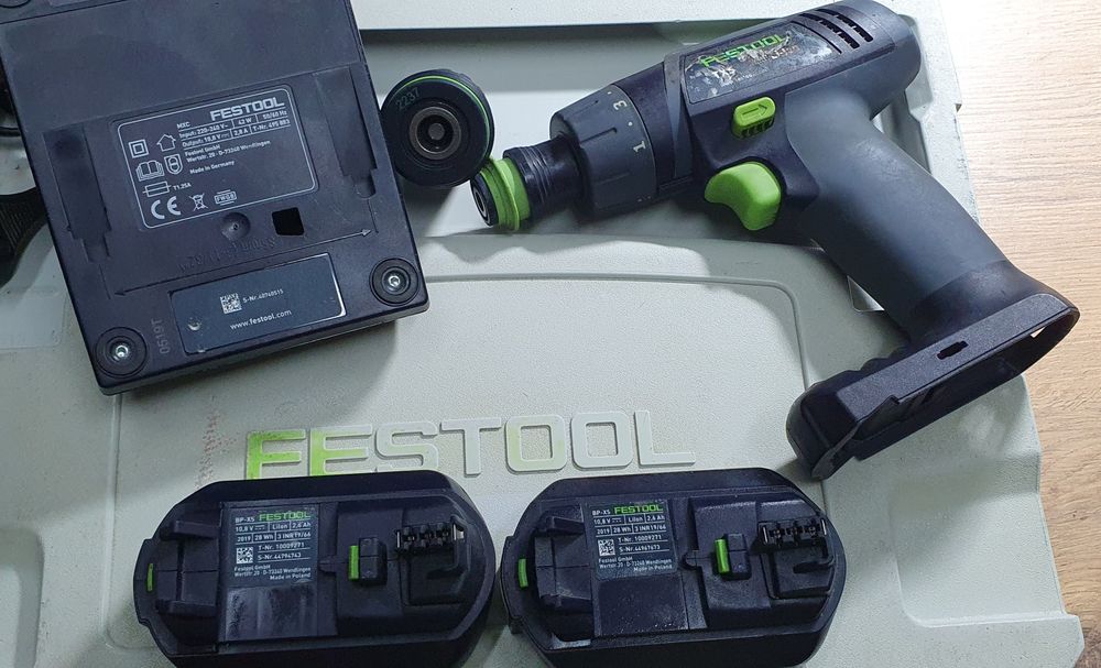 Wkrętarka txs 10.8 v festool systainer centrotec t loc  cxs
