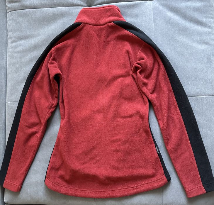 Куртка фліска fjord nansen micropile 150 червона / чорна розмір