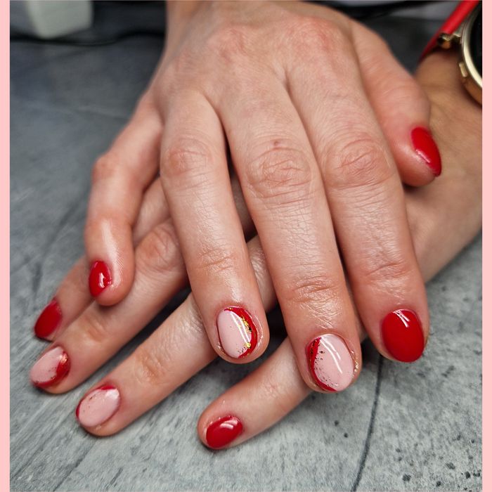 Manicure MUR BETON | hybrydowy | żelowy | zdobienia