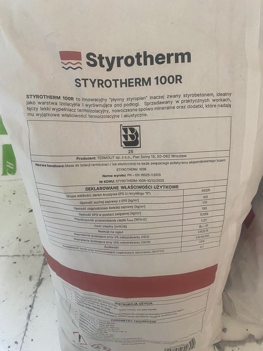 Styrobeton w workach 17 szt.