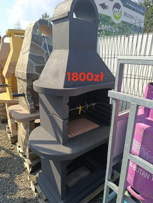 Kominek ogrodowy-grill