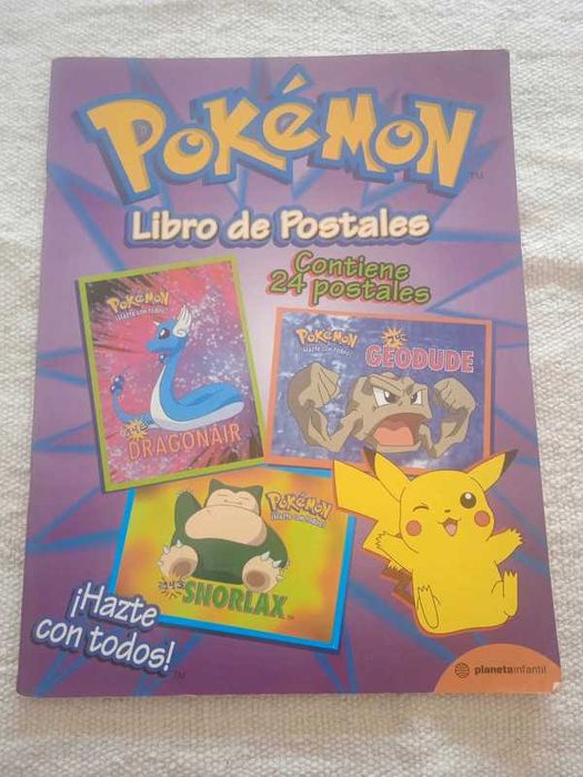 Pokémon - livro de postais (24 postais)
