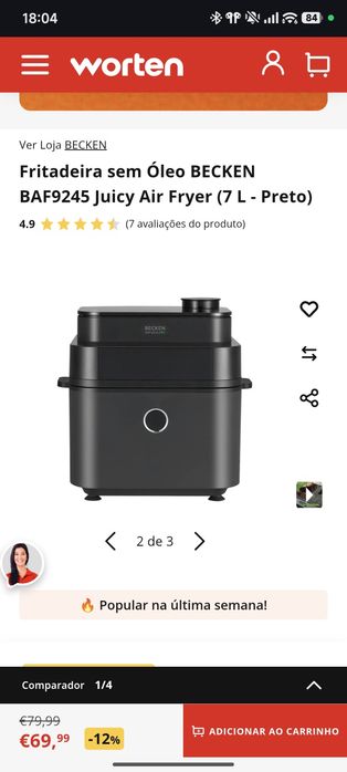 Air fryer nova 50€