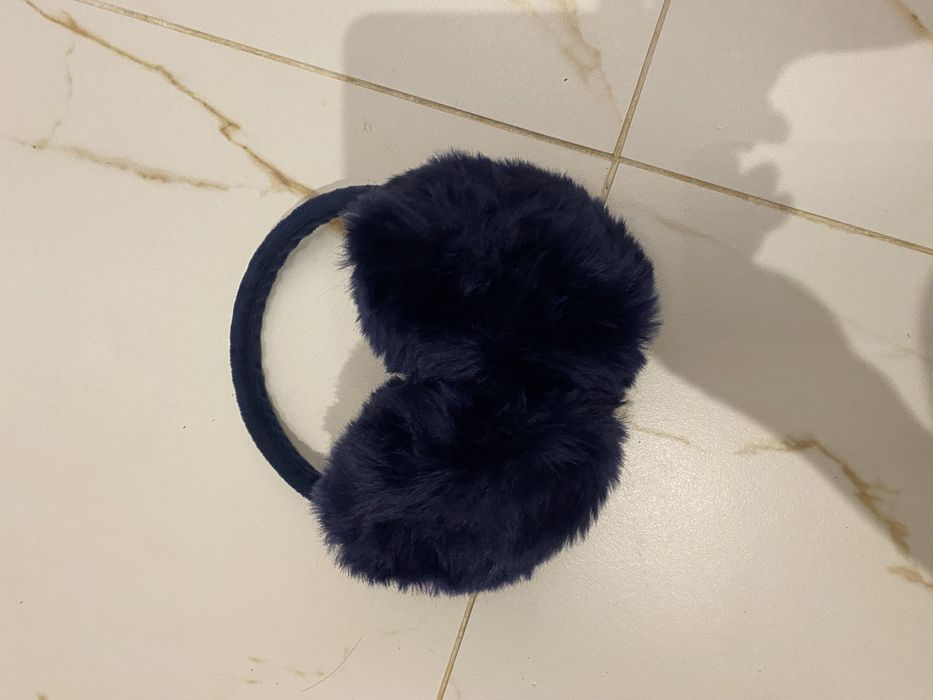 Nauszniki granatowe nowe