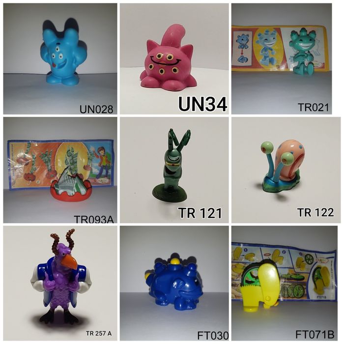 coleção Kinder surpresa-Bonecos (Lote 1)