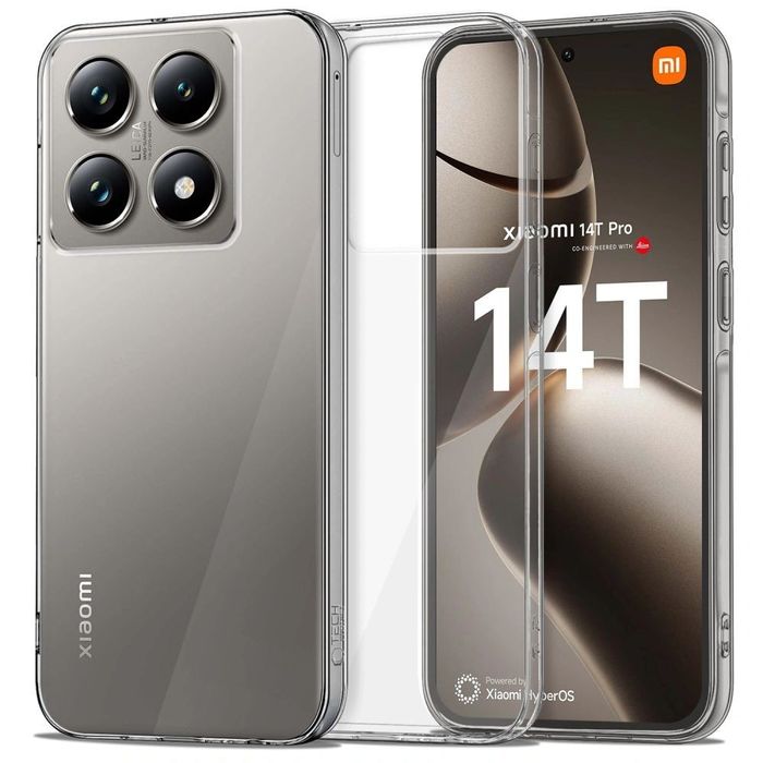 Etui Tech-Protect do Xiaomi 14T Pro Flexair Hybrid Clear