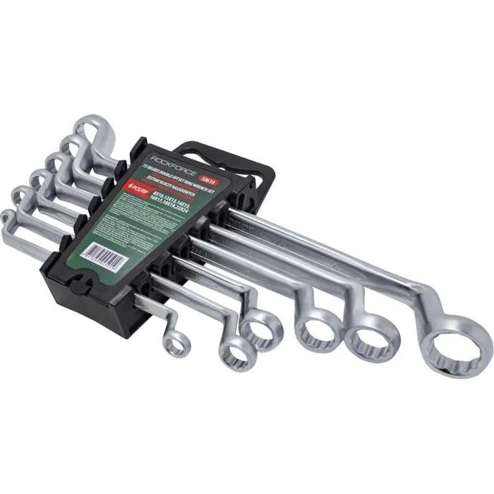 Набір якісних ключів накидних 6 пр.8-24мм Rock FORCE