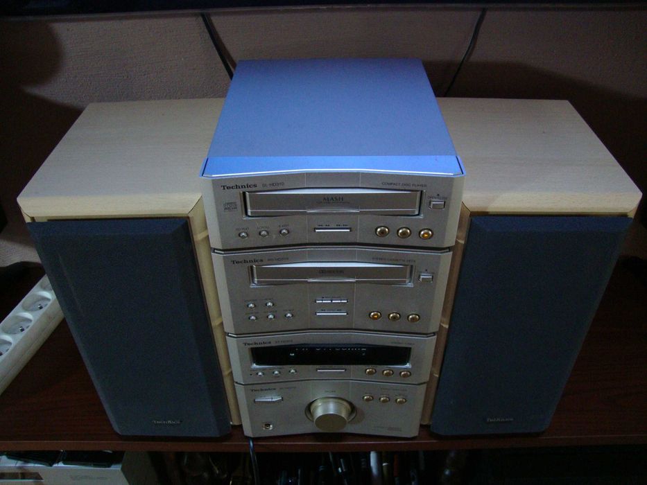 Rarytas! Technics mini-wieża_Sprawna i Piękna _ Kolumny+pilot