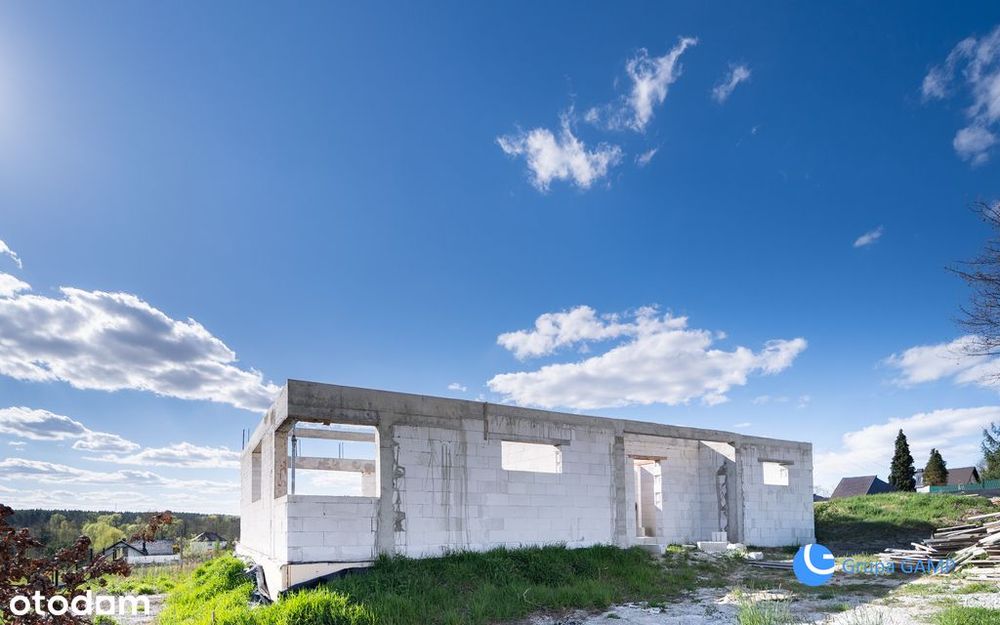 Dom 115m2, Alwernia Stan surowy+ dach