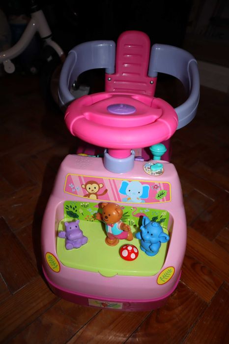 Carrinho andador rosa