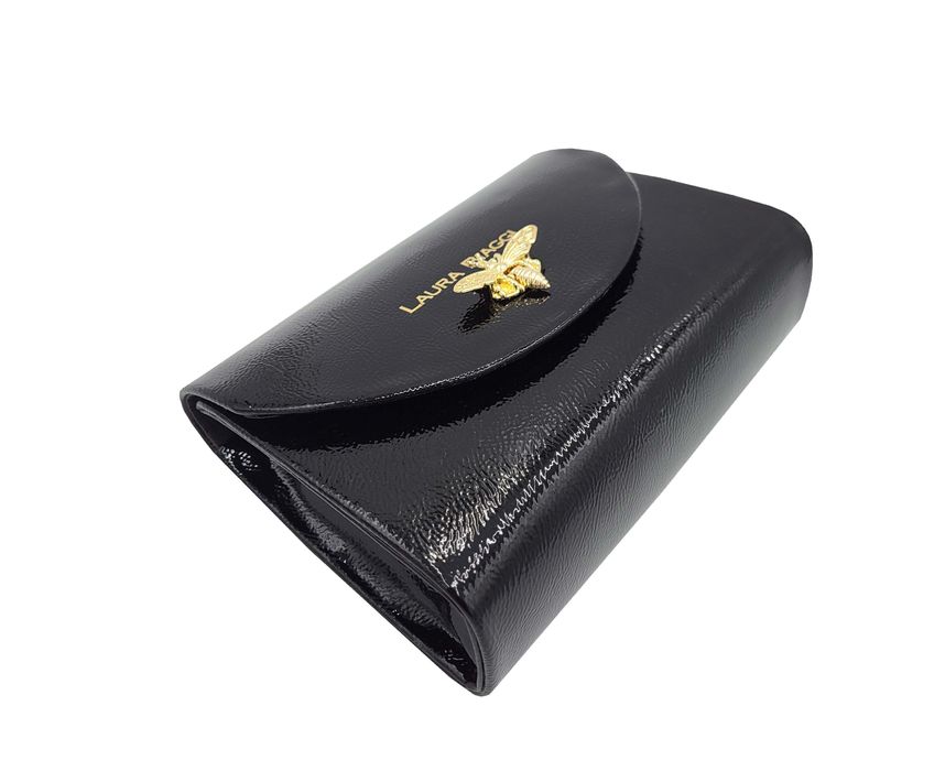 Kopertówka Laura Biaggi z pszczółką czarna