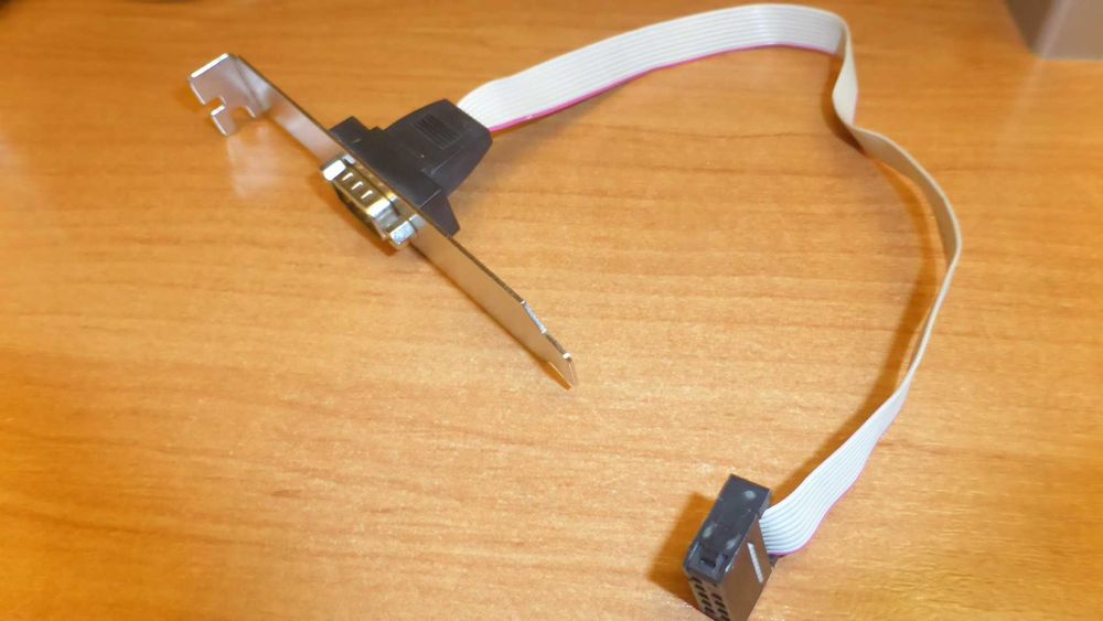 Планка COM-port, на задню панель