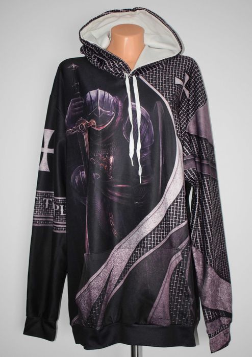 Bluza z kapturem Templariusz Rycerz 44/46 Nowa