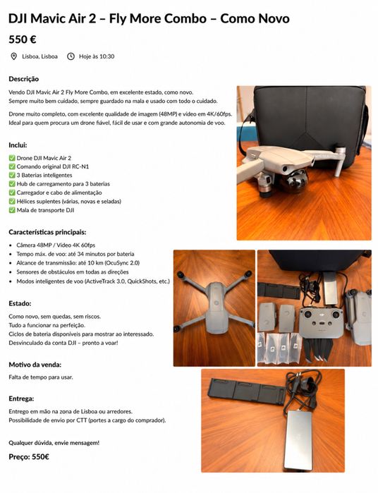 Drone DJI Mavic Air 2