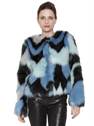 Casaco faux fur Armani jeans