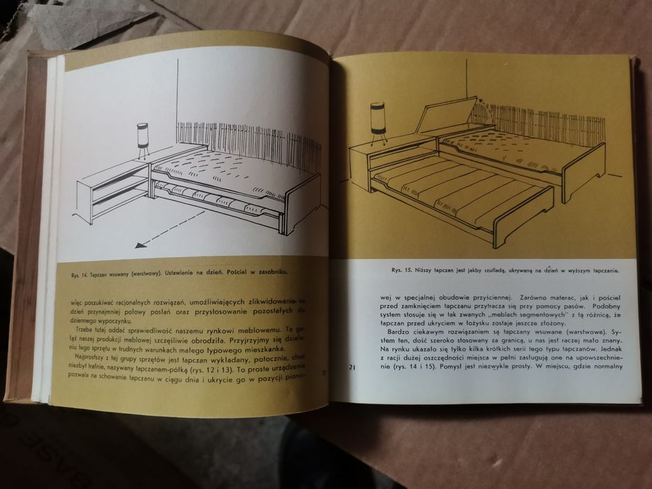 Zestaw książek o mieszkaniu. PRL