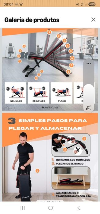Foldable Gym Bench470758687339991041