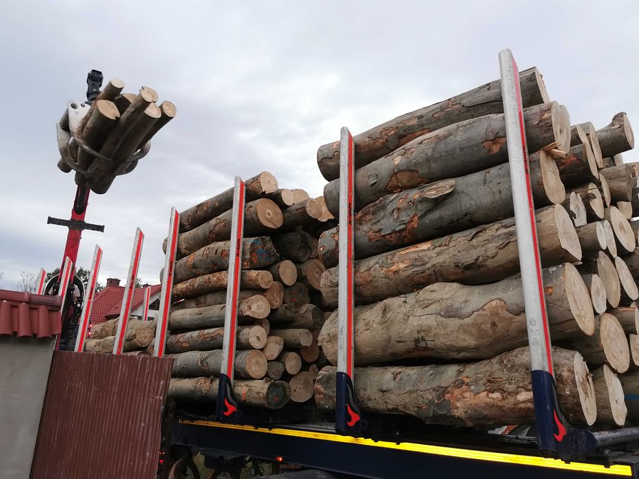 Drewno Opałowe Kominkowe Buk Grab Sezonowany Transport