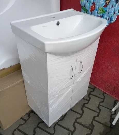 Нова тумба в комплекті з умивальником (раковиною, мийкою) у ванну.