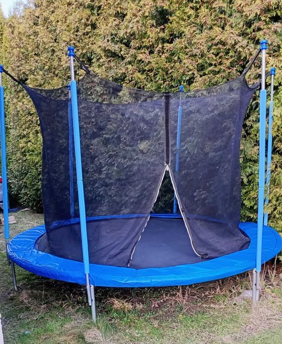 Trampolina ogrodowa 305cm 10ft niebieska dla dzieci