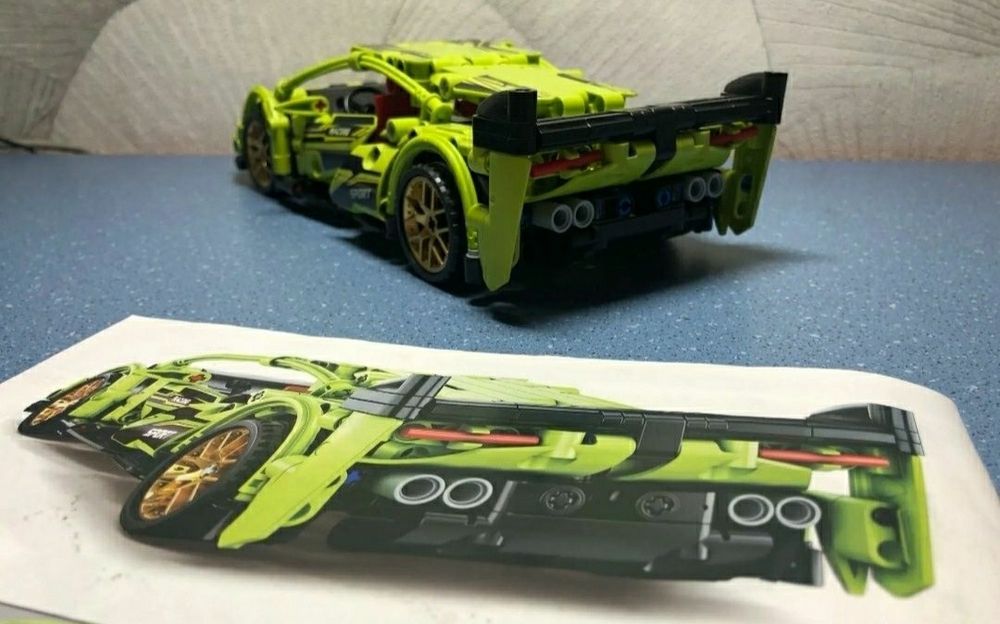 Klocki model jak lego technic Lamborghini auto, na prezent NOWY