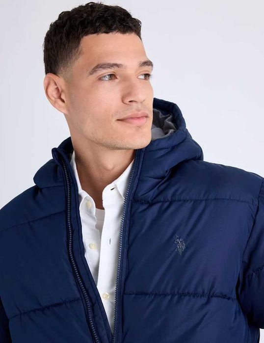 Куртка - пуховик US Polo Assn  (SOLID PUFFER JACKET) c америки m l,xl