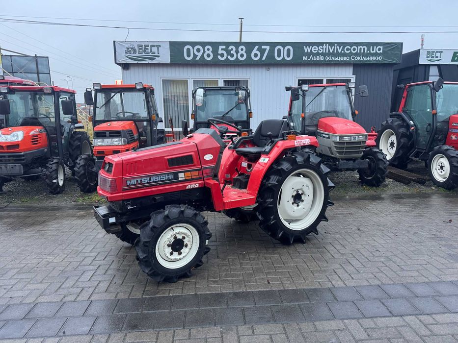 Японський мінітрактор MITSUBISHI MT18 4x4 + фреза