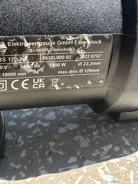 Шліфувальна машина для бетону Eibenstock HBS120.1