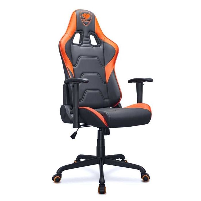 ISG Cougar Armor Elite Cadeira Gaming Preta/Laranja