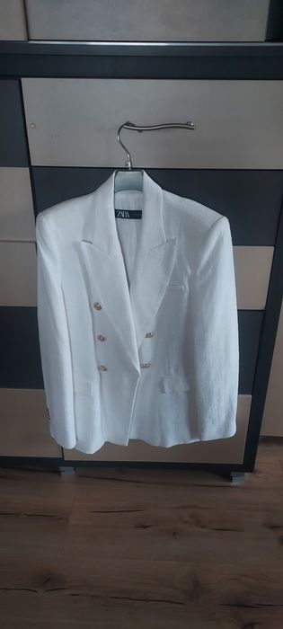 Marynarka Zara L biała