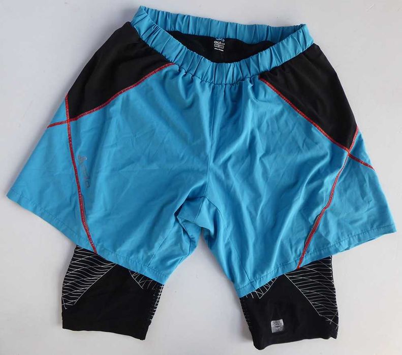 ODLO spodenki do biegania z kompresyjnymi nogawkami Muscle Force