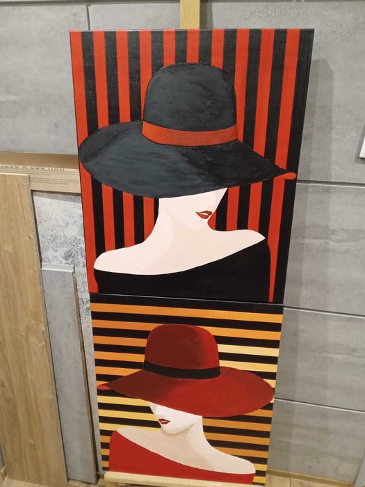 Obraz Dama W Kapeluszu