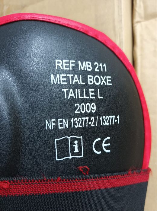 Protecções de Canela. Metal Boxe