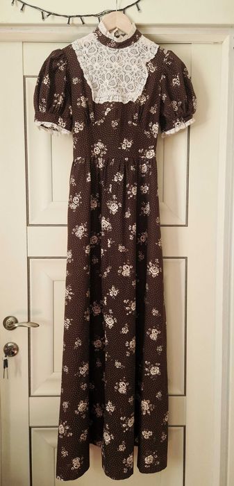 Вінтажна сукня 70-х в стилі cottagecore