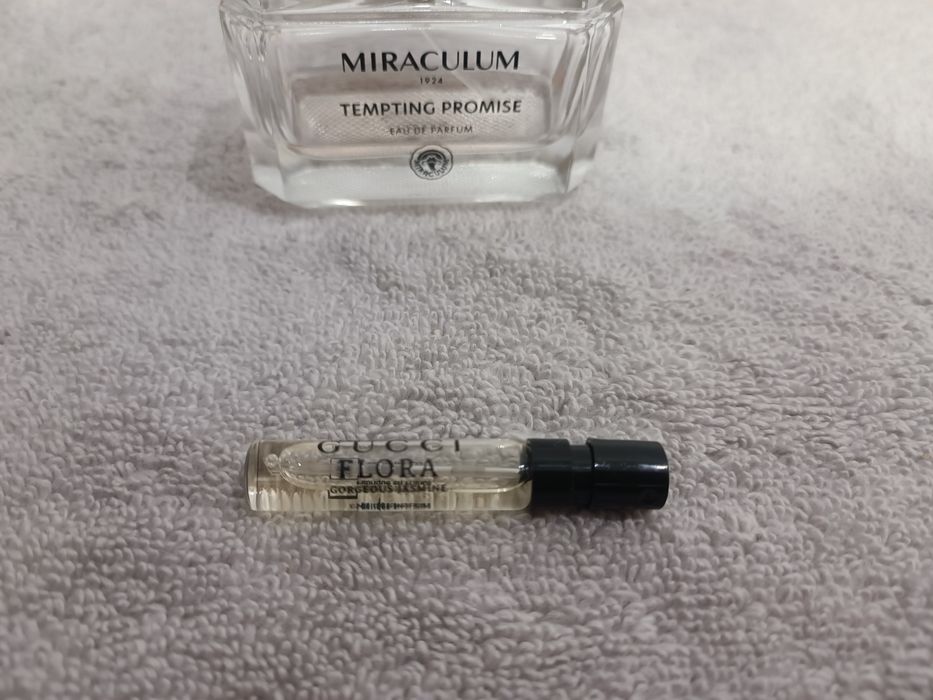 Zestaw perfum gucci flora Abercrombie fitch naturally fierce miraculum