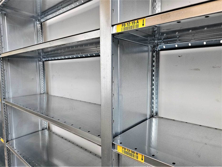 Regał Magazynowy 40x230x393/18p Metalowy Półkowy Ocynk Garaż Warsztat