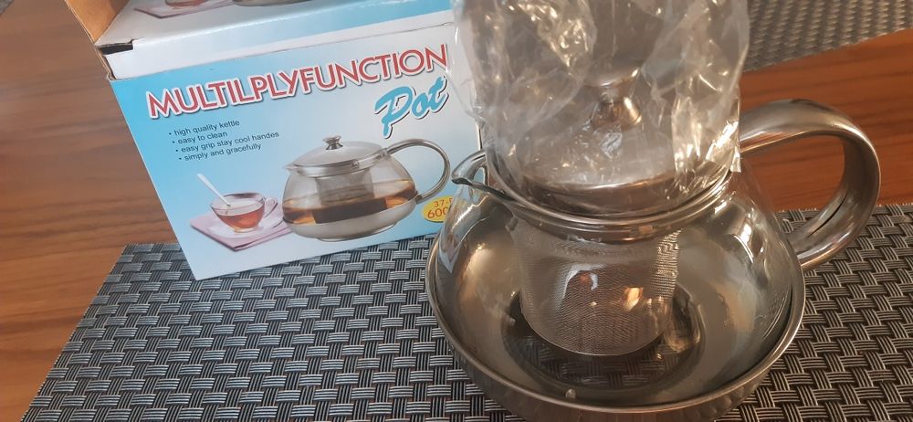 Zaparzacz do herbaty kawy ziół 600 ml dzbanek