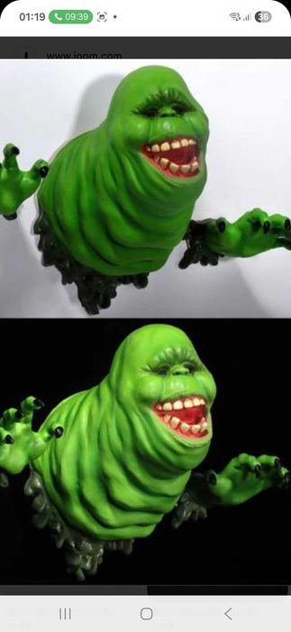 Figura  Slimer   Ghostbuster parede