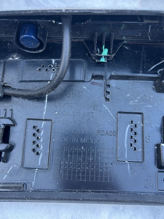 Спойлер кришки багажника Jeep Compass 2017-2021 р