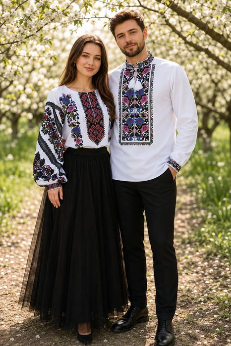 Жіноча вишиванка"Борщівська квітуча"